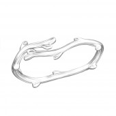 Inel din argint in forma de ramura model DiAmanti DIA30512